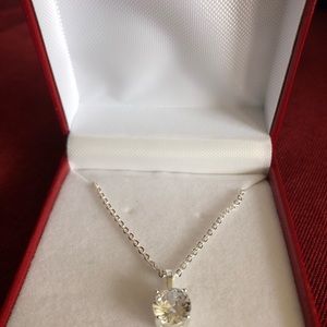 Luciana Rose Couture Silver Stud Pendant